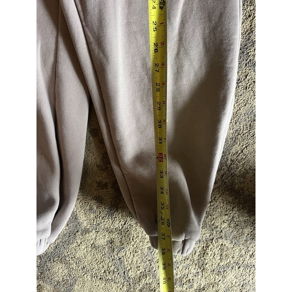 Comfrt Cloud Fleece Sweatpants Tan Beige Joggers Medium Baggy Sweats oversized - Picture 5 of 6